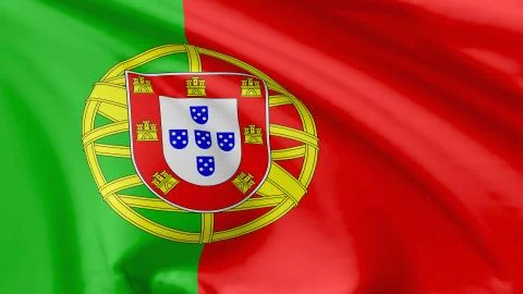 Flag of portugal Stock Illustration