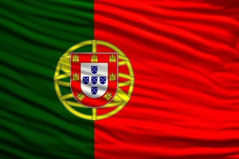 Flag of portugal Stock Illustration