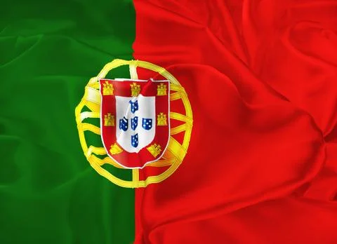 Flag of Portugal Stock Illustration
