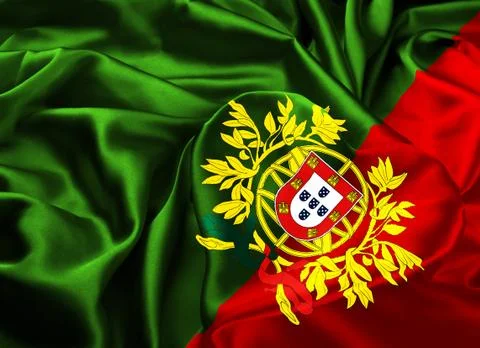 Flag of Portugal Stock Illustration