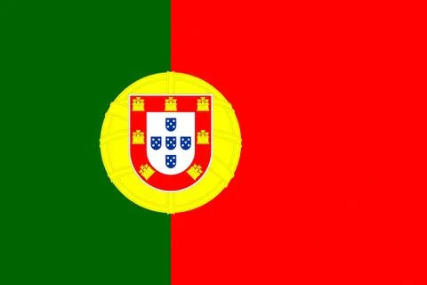 Flag of Portugal Illustrazione stock