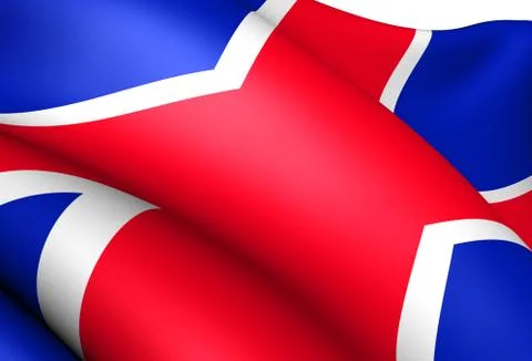 Flag of potchefstroom Stock Illustration