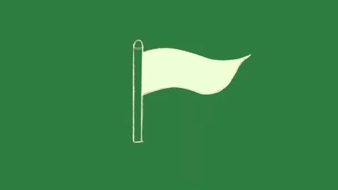 Flag Professional Transparent Background Animation Stock Footage 338014005