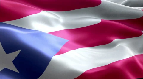 Flag Puerto-Rico Vídeos de archivo 47764455
