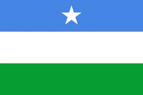 Flag of Puntland Stock Illustration