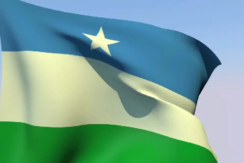 Flag of Puntland NTSC 스톡 동영상 14750844