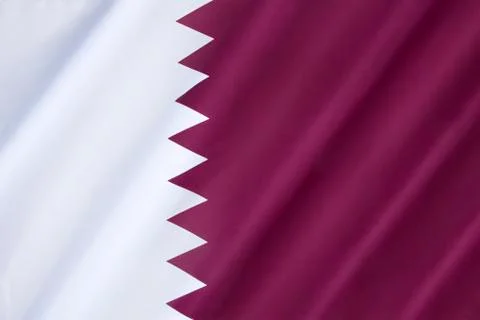 Flag of Qatar Stock Photos