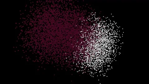 Flag of Qatar reveals on black background Stock Footage 128606273