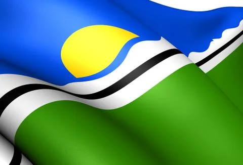 Flag of quissama Stock Illustration