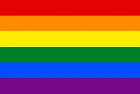 Flag, rectangular shape icon on white background Stock Illustration