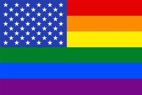 Flag, rectangular shape icon on white background Illustrazione stock