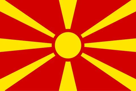 Flag rectangular shape, rectangular shape icon on white background Stock Illustration