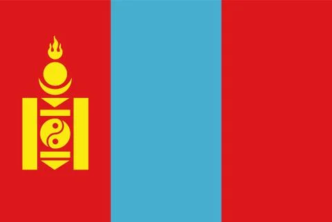 Flag rectangular shape, rectangular shape icon on white background Illustrazione stock