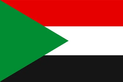 Flag rectangular shape, rectangular shape icon on white background Stock Illustration