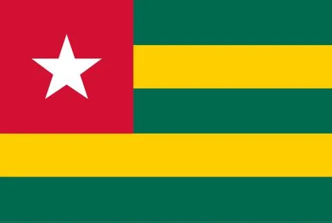 Flag rectangular shape, rectangular shape icon on white background Stock Illustration