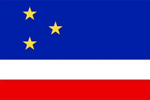 Flag rectangular shape, rectangular shape icon on white background Stock Illustration