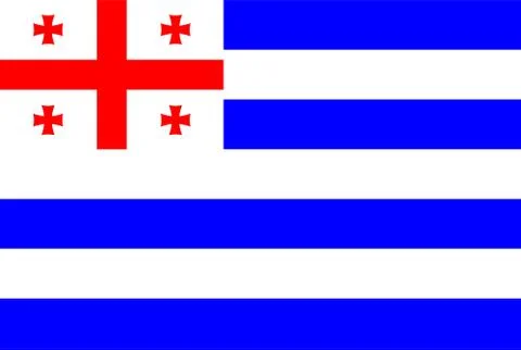 Flag rectangular shape, rectangular shape icon on white background Stock Illustration