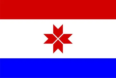 Flag rectangular shape, rectangular shape icon on white background Stock Illustration