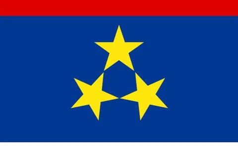 Flag rectangular shape, rectangular shape icon on white background Illustrazione stock