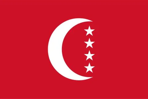 Flag rectangular shape, rectangular shape icon on white background Illustrazione stock