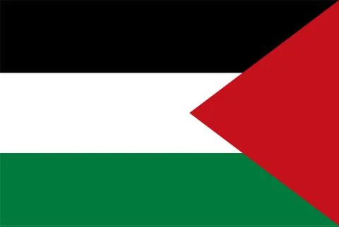 Flag rectangular shape, rectangular shape icon on white background Illustrazione stock