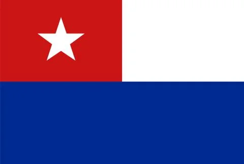 Flag rectangular shape, rectangular shape icon on white background Stock Illustration