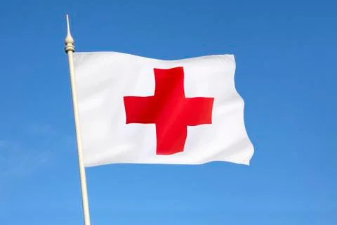 Flag of the Red Cross Stock Photos
