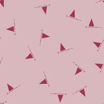 Flag red pointer map location glyph vector seamless pattern 스톡 일러스트