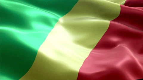 Flag Republic of Congo Stock-Footage 47765266