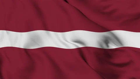 Flag of the Republic of Latvia Stock Footage 140140019