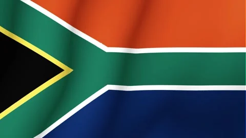 The flag of the Republic of South Africa. The developing national flag of the Stock-Footage 275490921