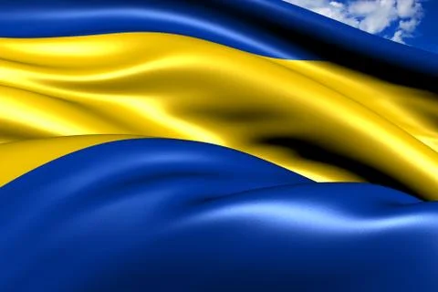 Flag of rijswijk Stock Illustration