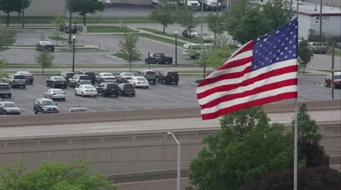 Flag-Road Video stock 10922644