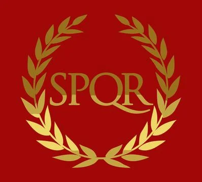 Flag of the Roman Empire Stock Illustration