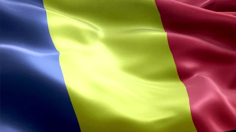 Flag Romania Vídeos de archivo 47765994