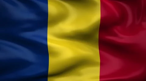 Flag of Romania Video stock 64457305