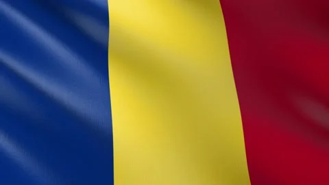 Flag of Romania Video stock 151572636