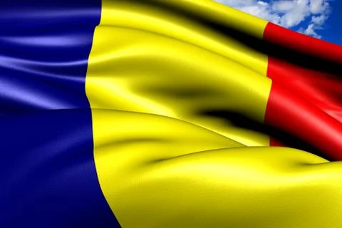 Flag of romania Stock-Illustration