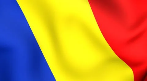 Flag of romania Stock Illustration
