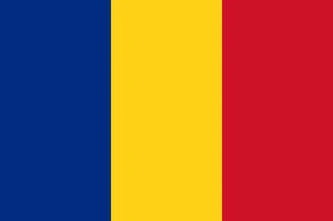 Flag of romania Stock Illustration