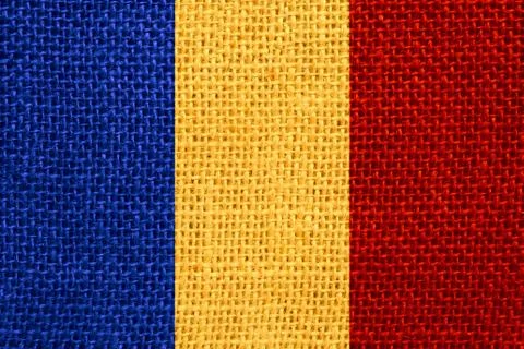Flag of Romania Illustrazione stock