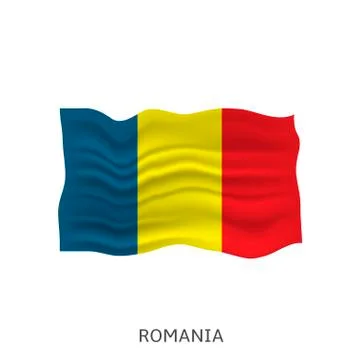 Flag of Romania Stock Illustration
