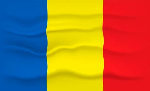 Flag of Romania Stock Illustration