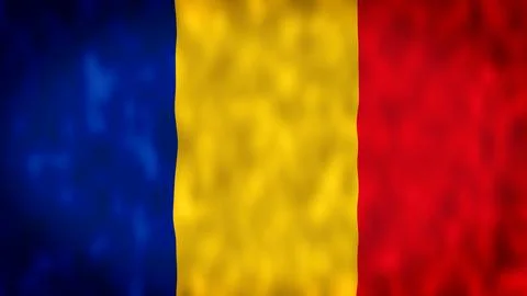 Flag of Romania Stock Illustration
