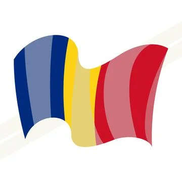 Flag of Romania Stock Illustration