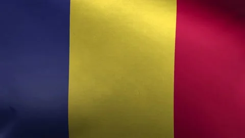 Flag of Romania Loop 3D Stock Footage 138741700