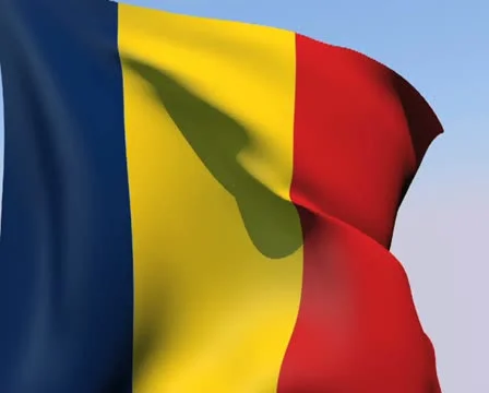 Flag of Romania PAL Stock Footage 14760928
