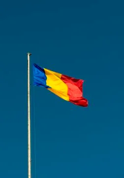 Flag of Romania Stock Photos