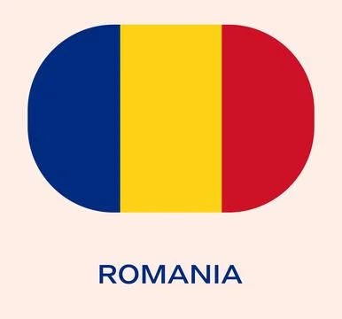 Flag of Romania R Stock Illustration