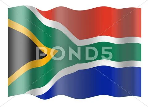 Flag of RSA Stock Photos